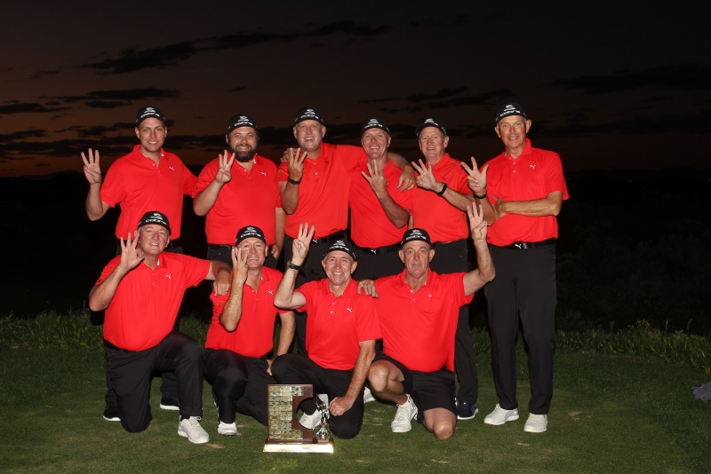 Read more about the article Hat-Trick heroes Lions celebrate at St Francis Links