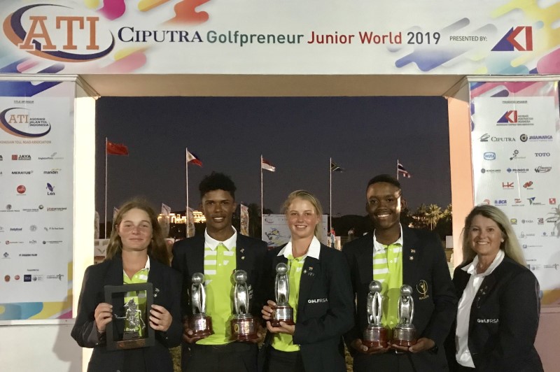 Read more about the article Golf RSA juniors do SA proud in Indonesia