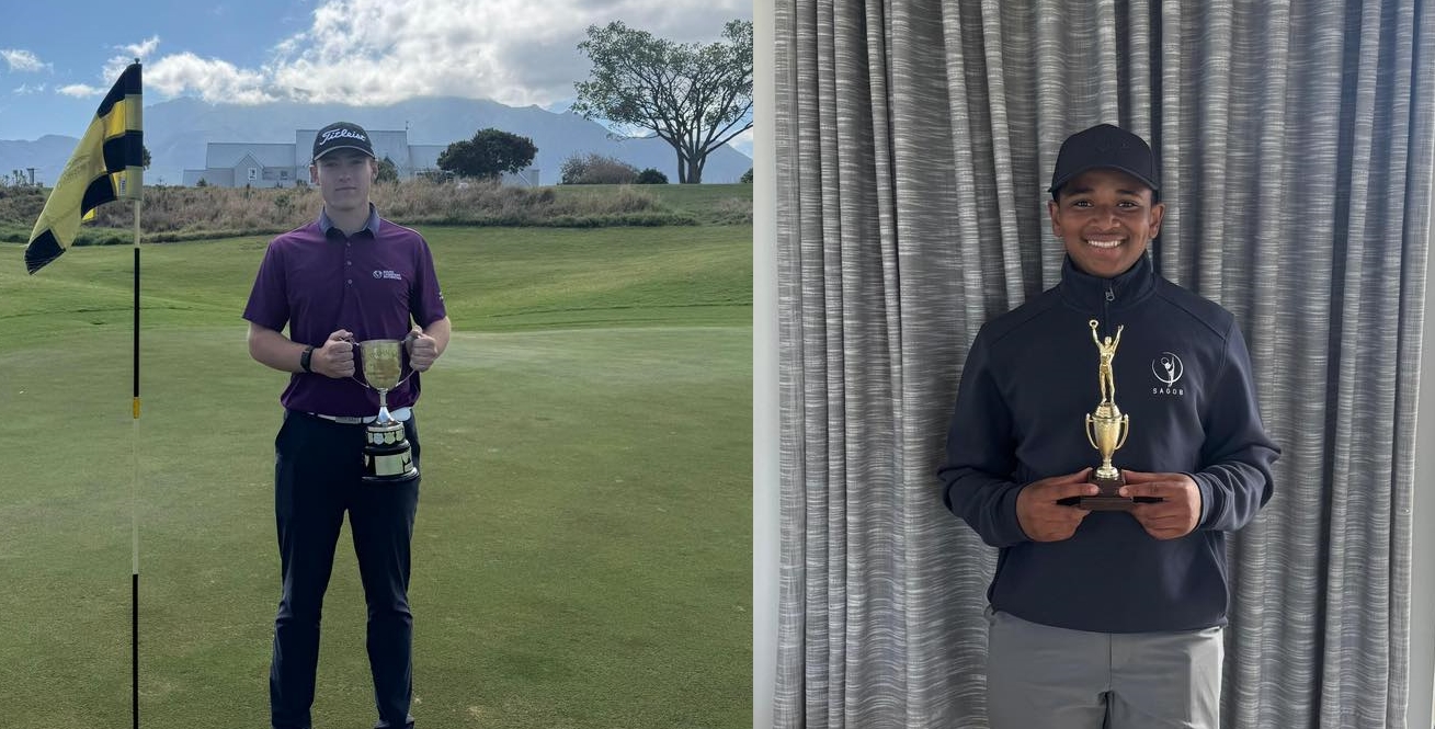 Congratulations to Ryan Melville for winning the 2025 Southern Cape Golf Junior Matchplay Championship!  Another big congratulations goes to Theo Lukas for winning the Plate Division!  Thank you to Kingswood Golf Estate and their members for allowing our juniors to play at your course!