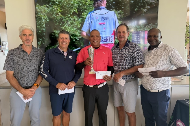 Congratulations to the following players on their outstanding achievements at this year’s championship hosted by the Southern Cape Golf Union at Kingswood Golf Estate.   Senior Open Division  🥇Ivan Williams – 140 (72/68)  🥈Simon Hunt – 148 (77/71) Tied 2nd  🥈Jan Barnard – 148 (75/73) Tied 2nd  4️⃣Dolf Kotze – 151 (78/73)  5️⃣Mtho Jacobs – 153 (78/75)  Super Senior Division  🥇William Skinner – 154 (79/75)  🥈Iain Pepper – 159 (80/79)  Well done to all the players who competed over two days of fantastic senior golf. A big thank you to Kingswood Golf Estate and everyone involved in making the event a success