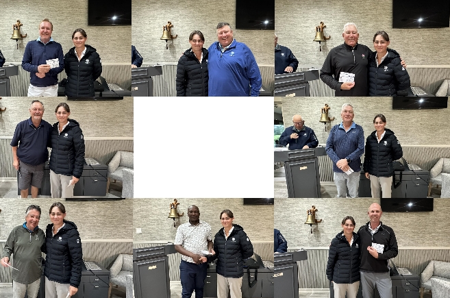 Congratulations to the following players on their achievements at this years Championship  A-Division:  1st- Mtho Jacobs (-2)  2nd- Francois Pretorius (-1)  3rd- Henk Geldenhuys (0)  Stableford Division:   1st- Herman Van Zyl (41 P)  2nd- De Waal De Wet (39)  3rd- George Payne (37 c-in)  4th- Francois Jordaan (37 c-in)  5th- Derek Tuchten (37 c-in)