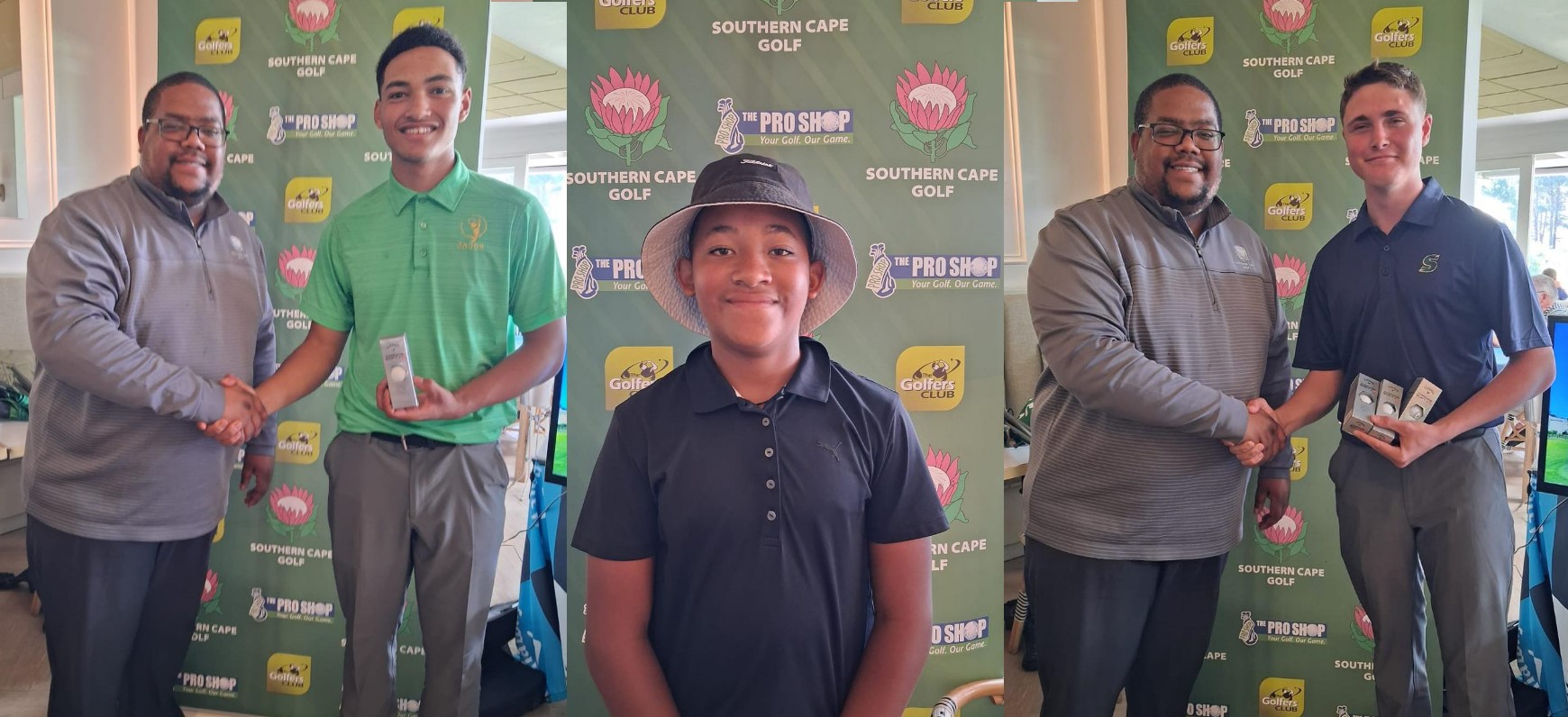 Congratulations to the following winners and thank you to Goose Valley Golf Estate for hosting our Juniors. A-Division: 1st- Waldo Nienaber (-4) 2nd- Jordan Groenewald (-1) 3rd- Hawken Lederle (0) c-in B-Division: 1st- Dillon Opperman (+8) U13 Gross: 1st- Rethabile Moreki (+2) C-Division & Stableford: 1st- Lehan Van Dijk (45p) 2nd- Theo Rakotofiringa (38p)
