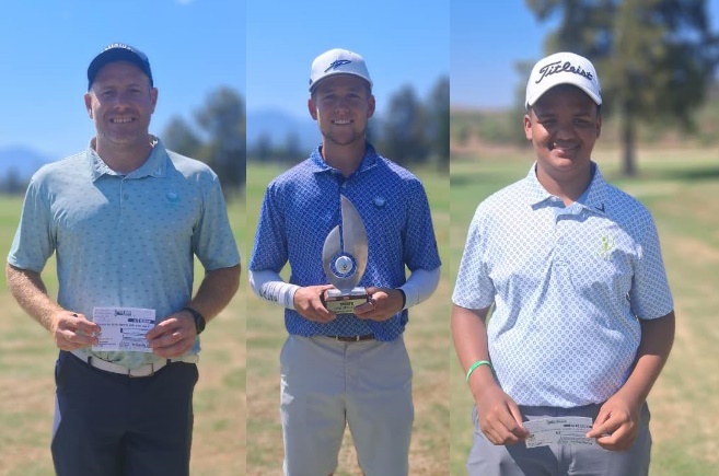 Congratulations to the following players on their achievements at this year’s championship.  A-Division:  1st- CJ Van Wyk (-5)  2nd- Heinrich Frylinck (-4)  3rd- Aarush Vara (-1) c-in  Mid-Am Division:  1st- Heinrich Frylinck (-4)  Ladies Division:  1st- Yvette Du Plessis (+6)  B-Division:  1st- Cullin Wewers (40p)